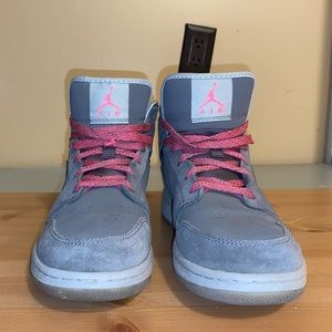 Grey & Pink Air Jordans